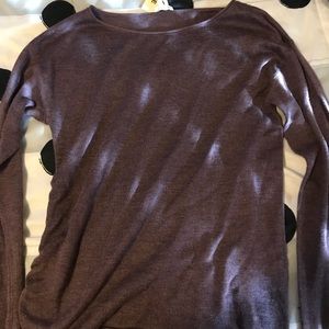 Long sleeve purple shirt